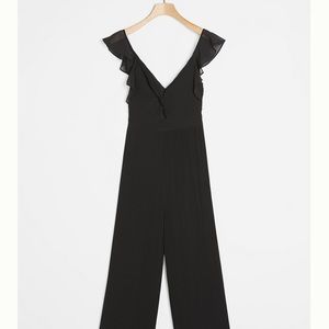 Hayden Keyhole Ruffle Jumpsuit